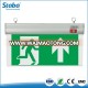 Photoluminescent Rechargeable Acrylic wall mounted fire Emergency led exit sign